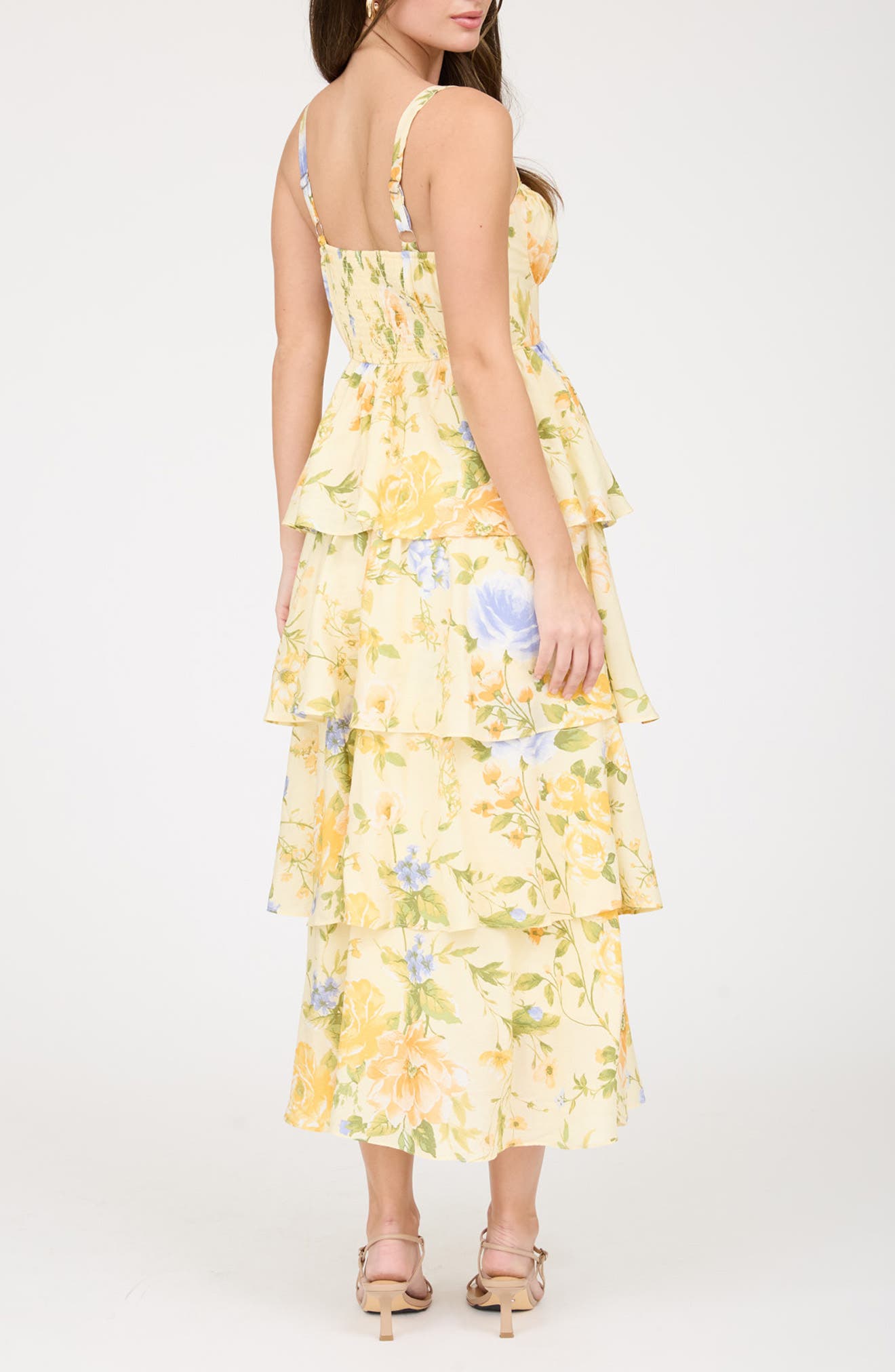 Floral Tiered Dress - image 4