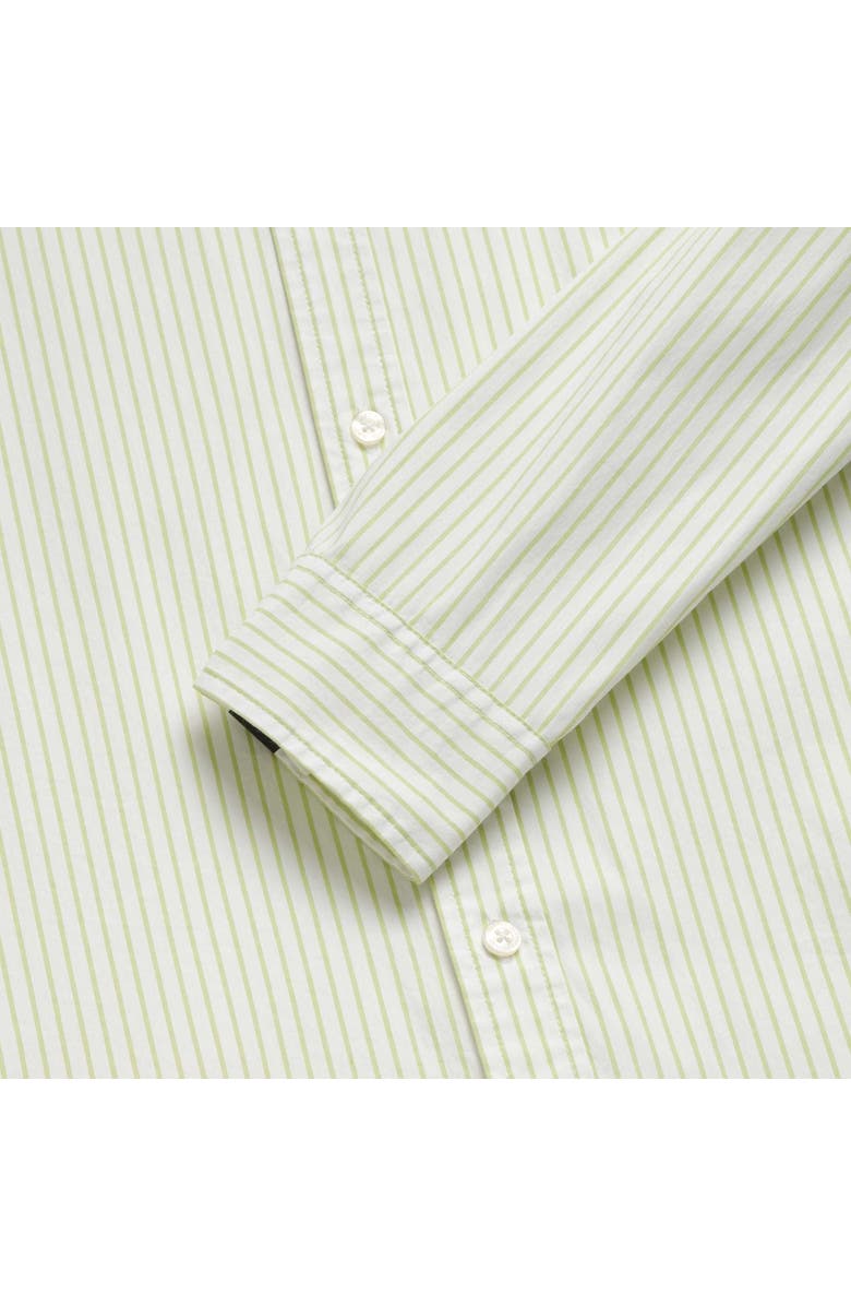 Surfside Supply Co. Brian Pinstripe Shirt, Alternate, color, Margarita Green