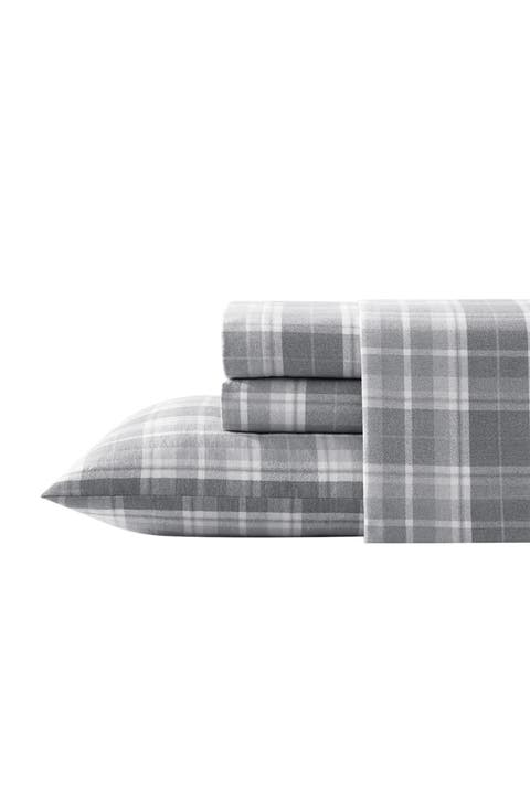 Mulholland Plaid Cotton Flannel Sheet Set