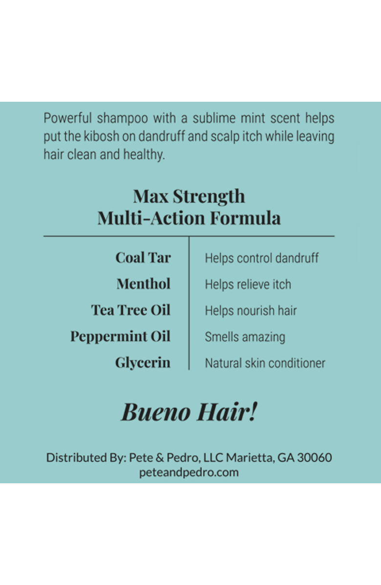 Pete & Pedro CONTROL Extra-Strength Dandruff & Anti-itch Shampoo, Alternate, color, NO COLOR