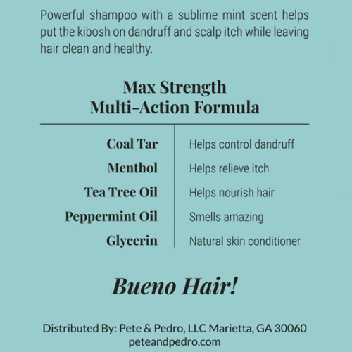 Pete & Pedro Control Extra-strength Dandruff & Anti-itch Shampoo