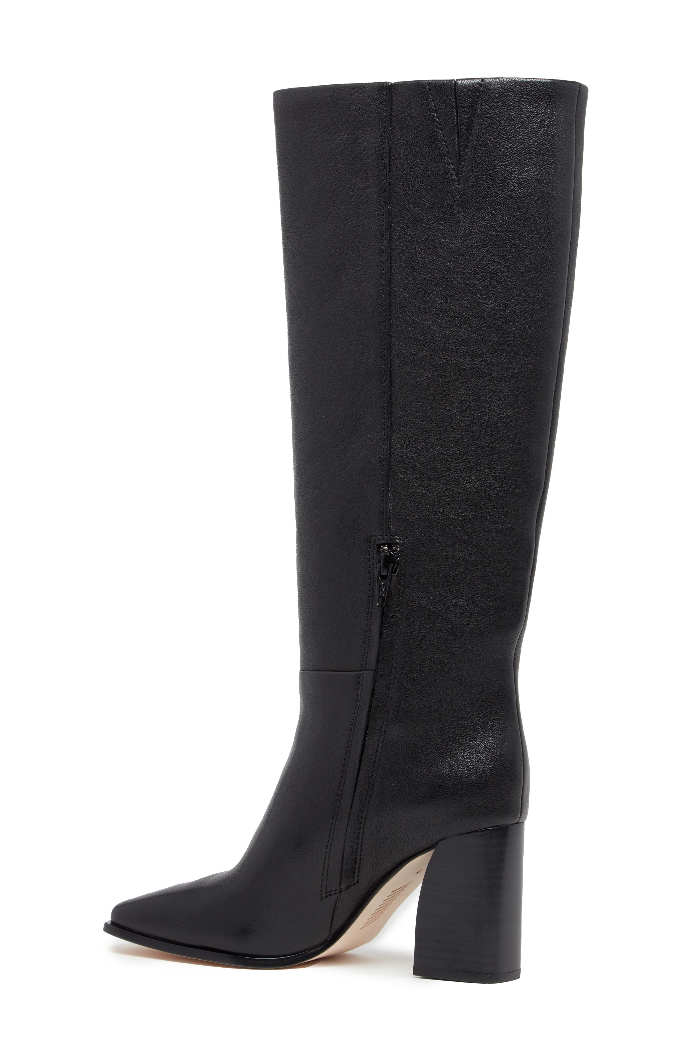 Faye Tall Boot, Alternate, color, BLACK