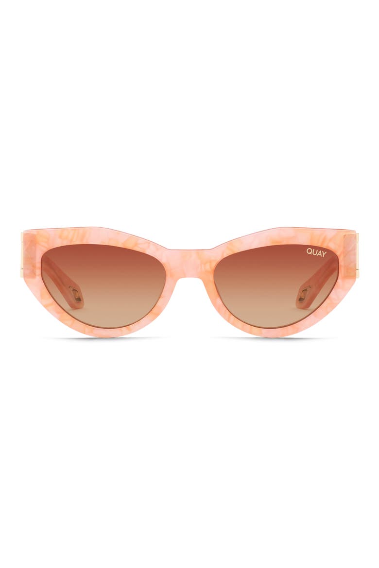 Mad Cute 50mm Polarized Cat Eye Sunglasses, Main, color, ORANGE TORTOISE POLARIZED
