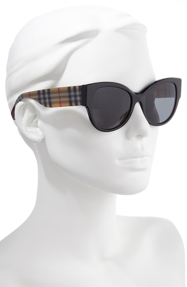 Burberry 54mm Butterfly Sunglasses, Alternate, color, 