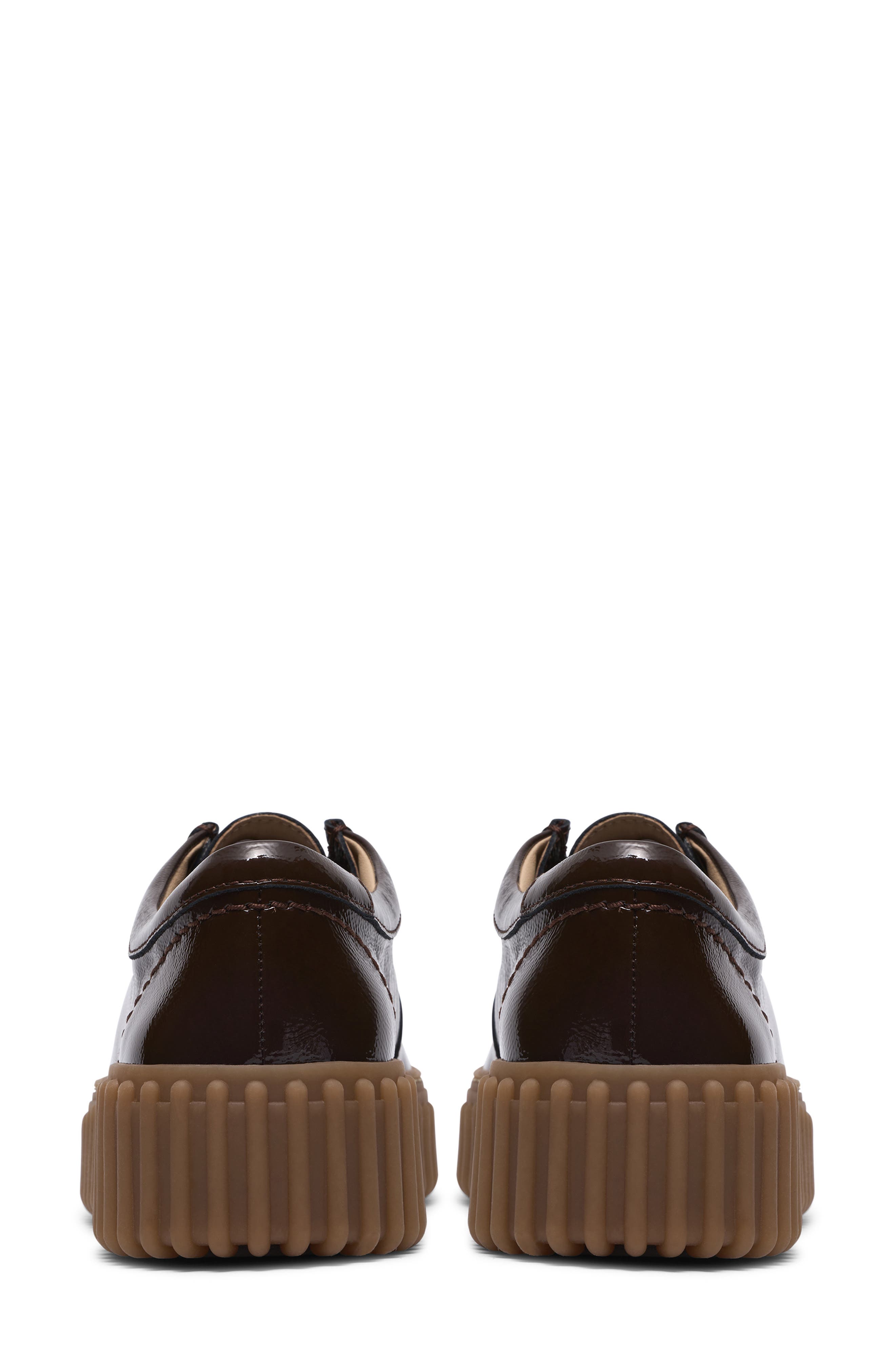 Clarks<sup>®</sup> Originals Torhill Bee Chukka Sneaker, Alternate, color, Dark Brown Patent Leather