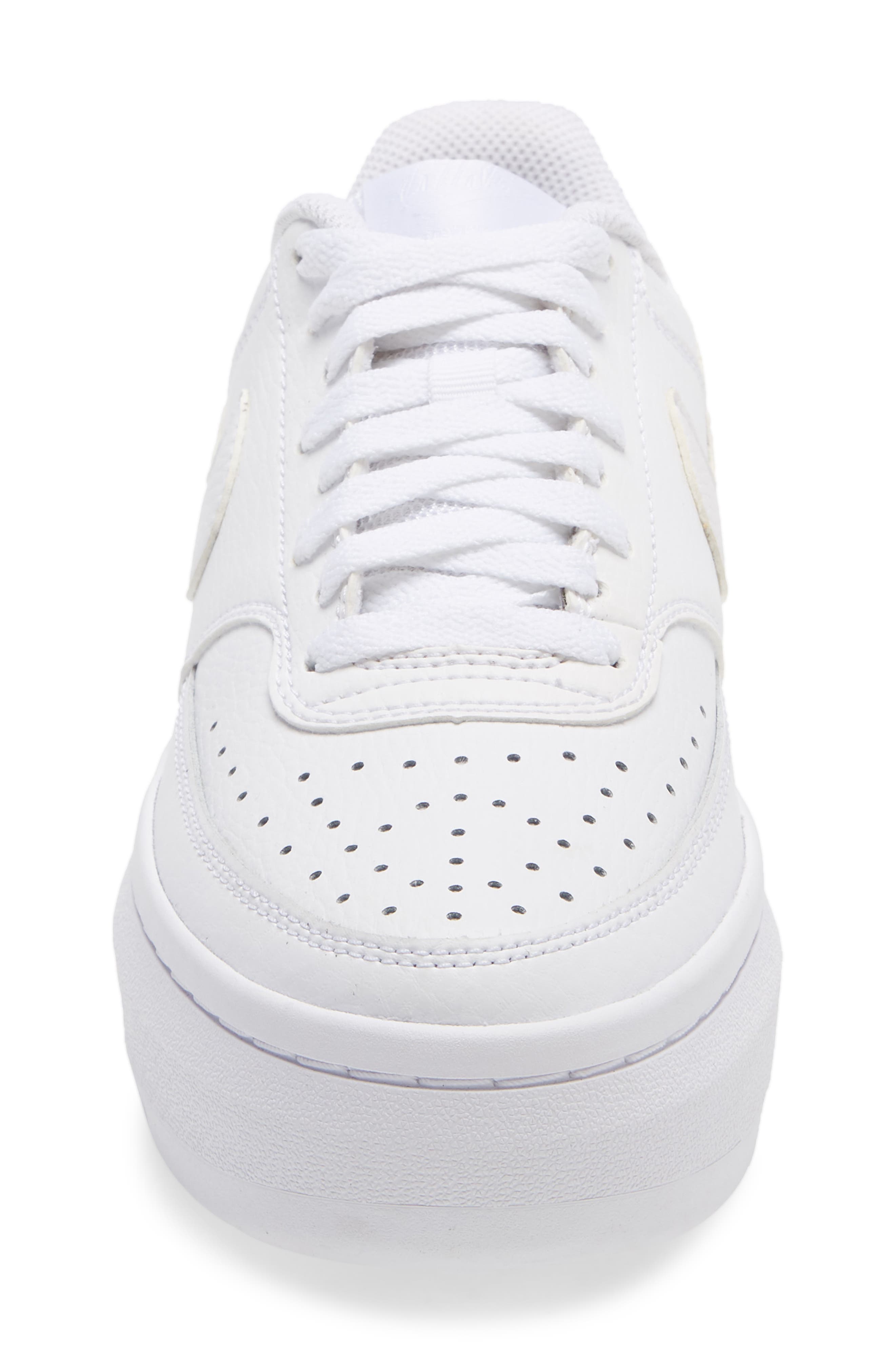 Nike Court Vision Alta Platform Sneaker, Alternate, color, 100 White/White