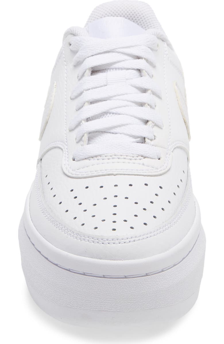 Nike Court Vision Alta Platform Sneaker, Alternate, color, White/White