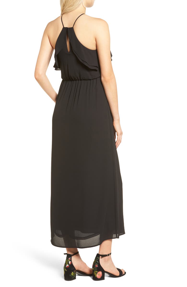 All in Favor Ruffle Maxi Dress, Alternate, color,