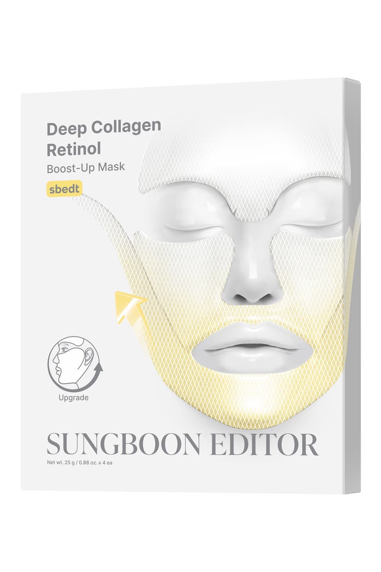 3-Pack Deep Collagen Retinol Boost-Up Mask, Main, color, NO COLOR