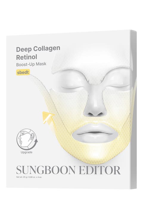 3-Pack Deep Collagen Retinol Boost-Up Mask