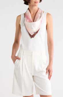 Vince Camuto Poppy Blur Square Scarf