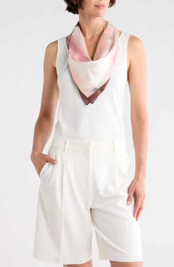 Poppy Blur Square Scarf