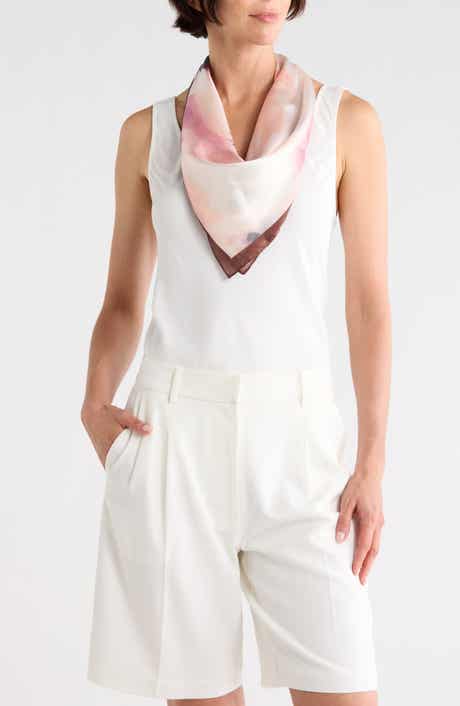 Vince Camuto Poppy Blur Square Scarf