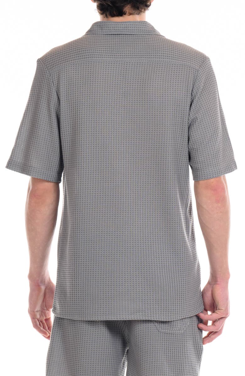 Original Paperbacks Chandler Waffle Textured Camp Shirt, Alternate, color,