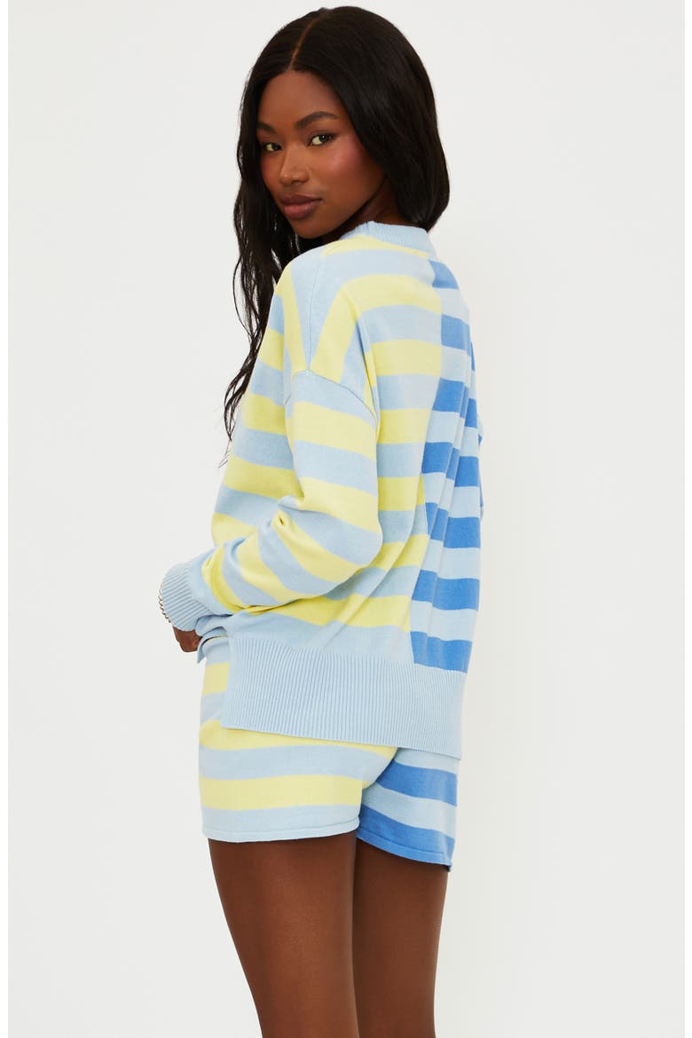 Callie Cotton Blend Sweater, Alternate, color, MARINA STR