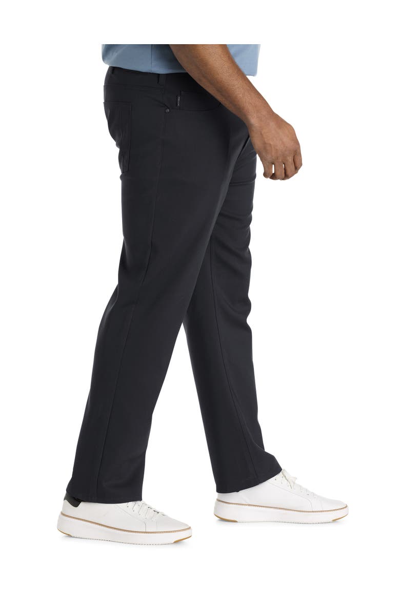Perry Ellis Big & Tall 5-Pocket Stretch Chino Pants, Alternate, color, Black