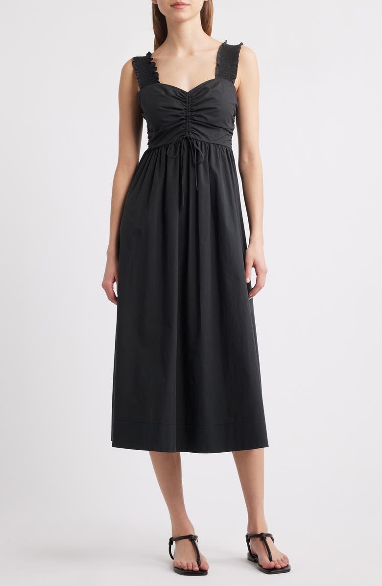 Rails Irisa Cotton Blend Sundress, Main, color, Black