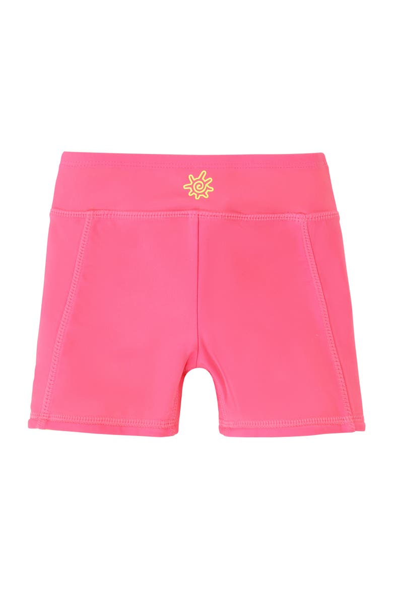 Reversible Active Swim Shorts, Alternate, color, Neon Sorbet/Neon Yellow