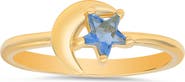 Queen Jewels Cubic Zirconia Celestial Star & Moon Ring
