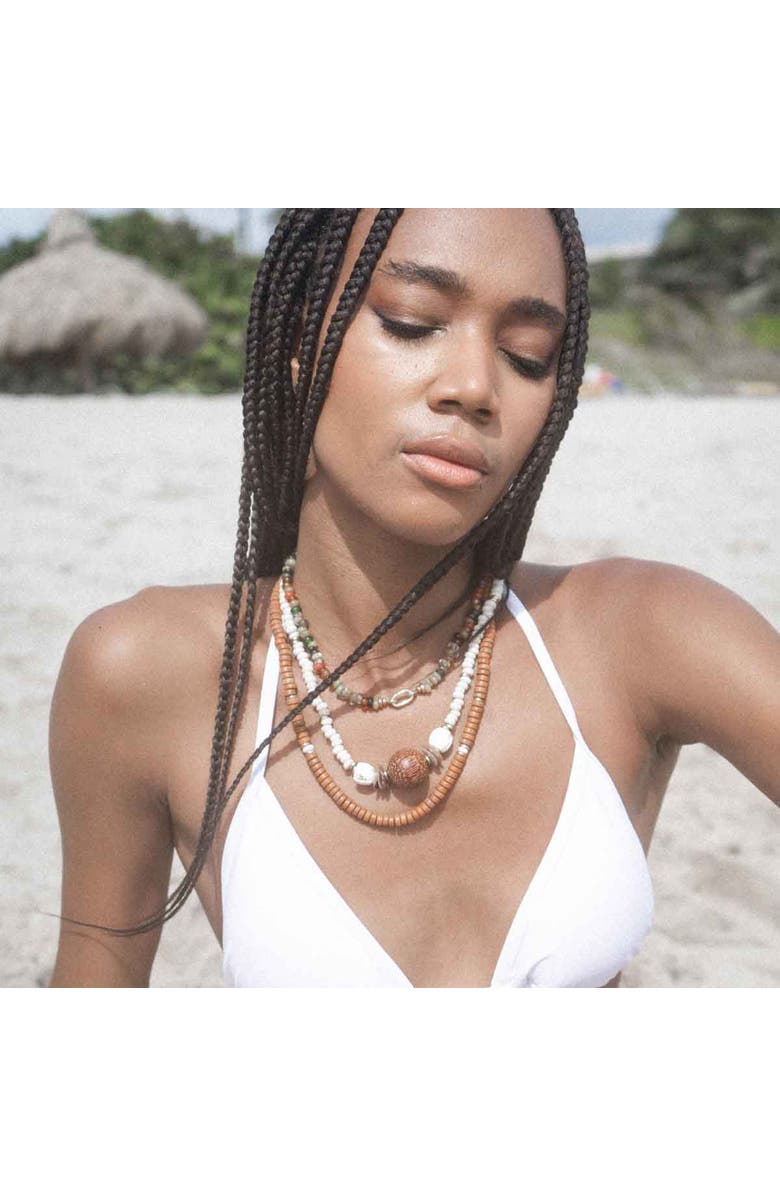 By Lilla Terracota Necklace, Alternate, color, Terracota