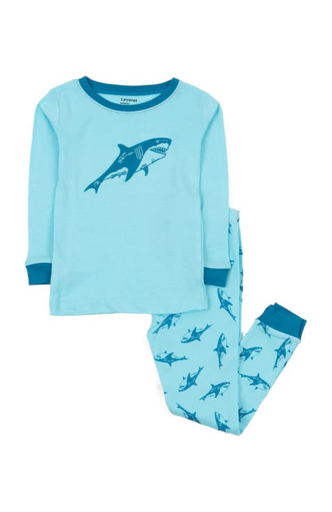 Kids Cotton Two-Piece Printed Pajamas, Animals & Characters (Toddler, Little Kid & Big Kid)