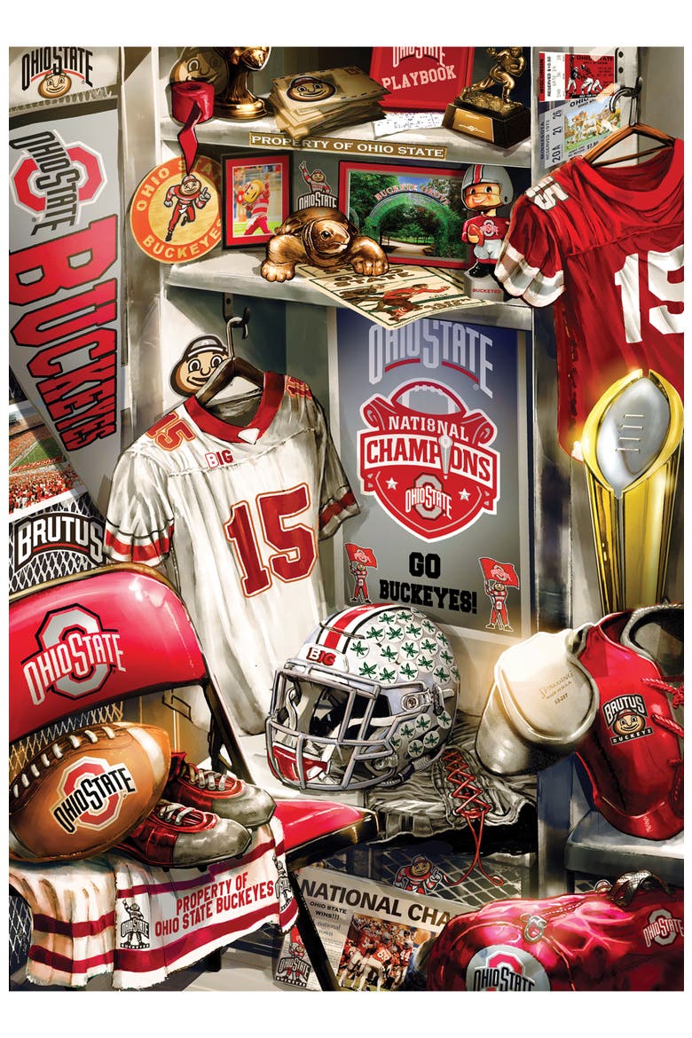 Ohio State Buckeyes Locker 500pc Puzzle, Alternate, color, Multicolor