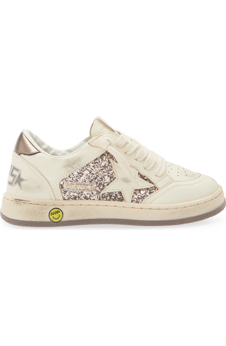Golden Goose Kids' Ball Star Sneaker, Alternate, color, Taupe/ White