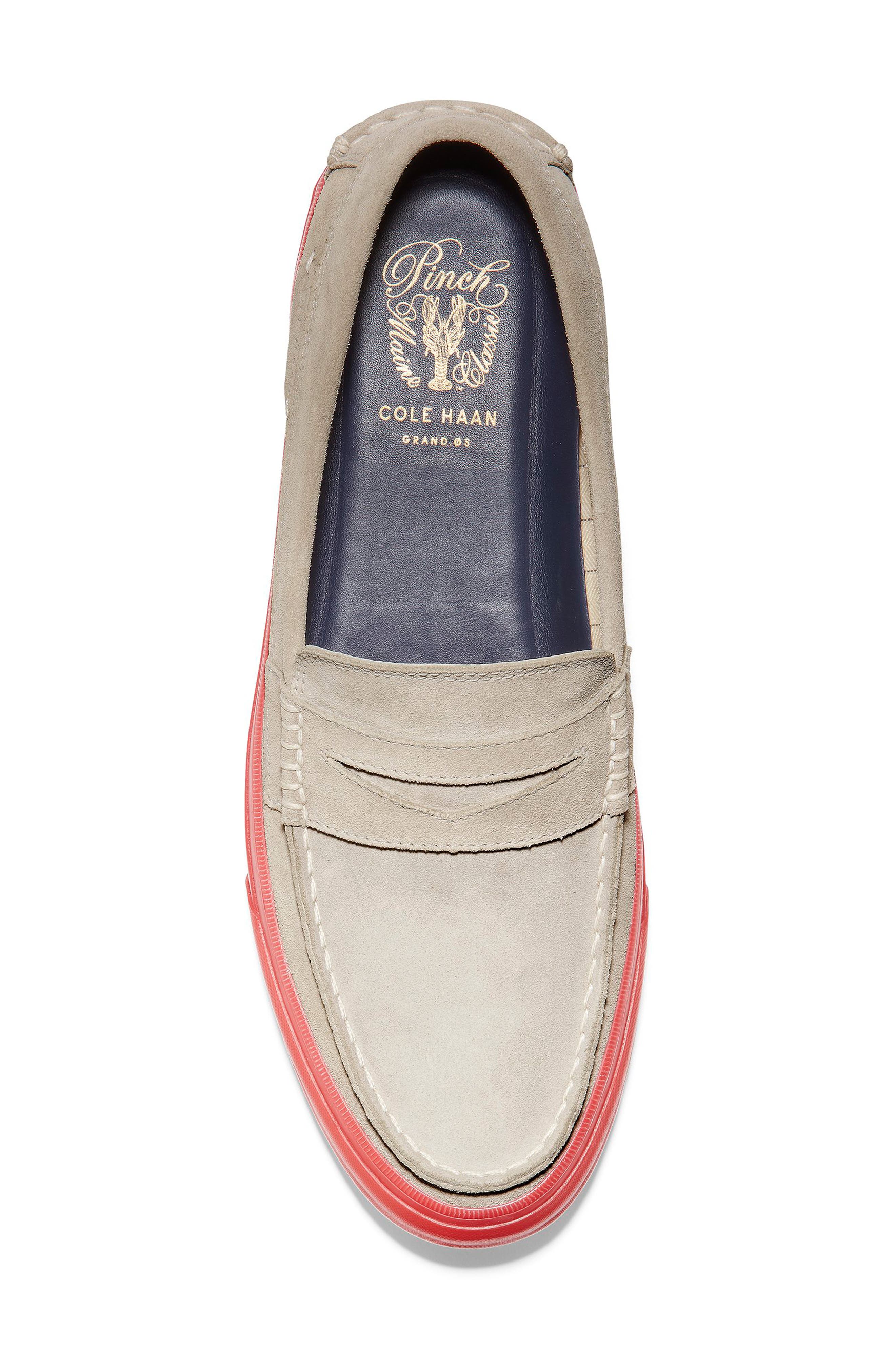 Pinch Weekend LX Penny Loafer, Alternate, color, MOONLIGHT/ RED TRANSLUCENT