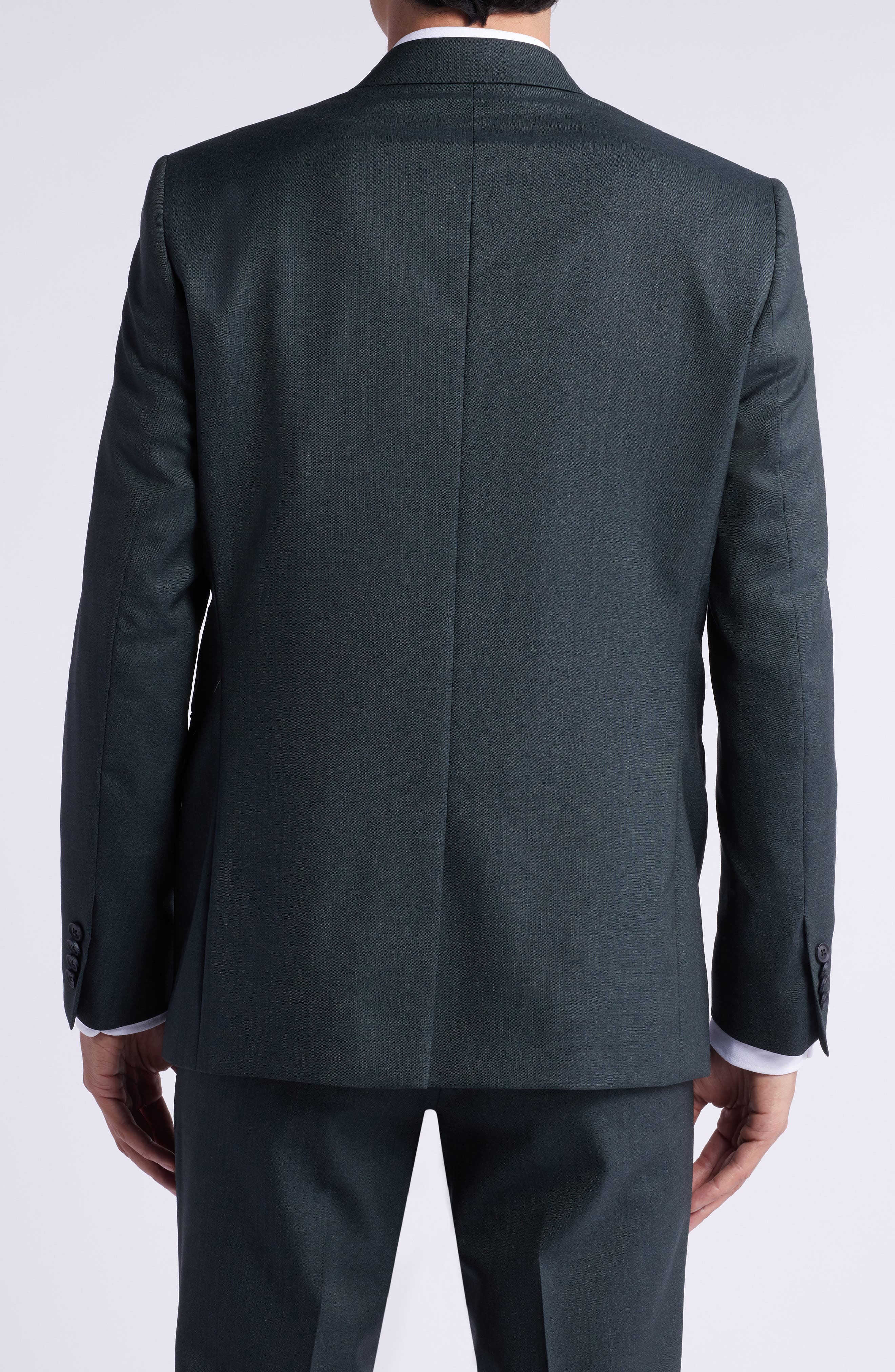 Ross Slim Fit Solid Wool Sport Coat Suit Separate - image 2