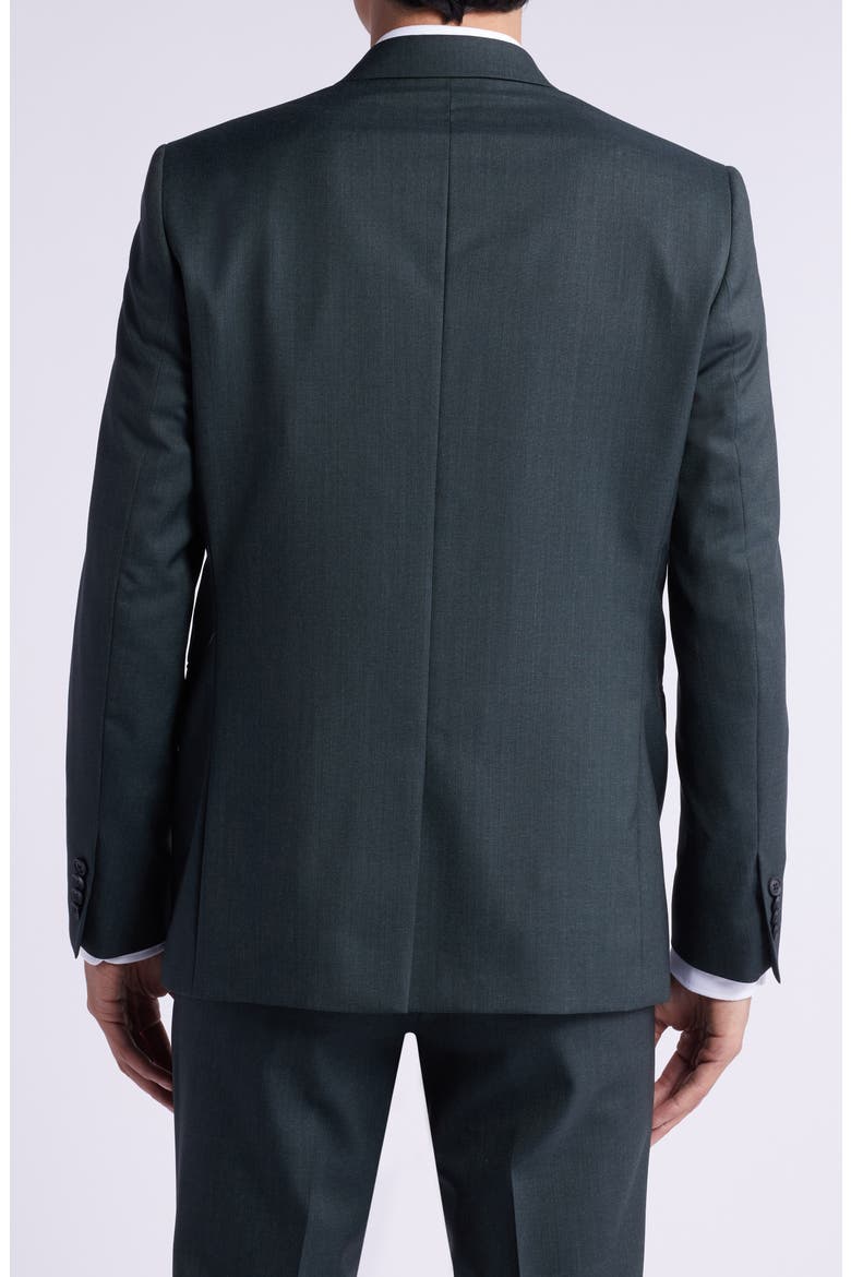 Ross Slim Fit Solid Wool Sport Coat Suit Separate, Alternate, color, DARK OLIVE