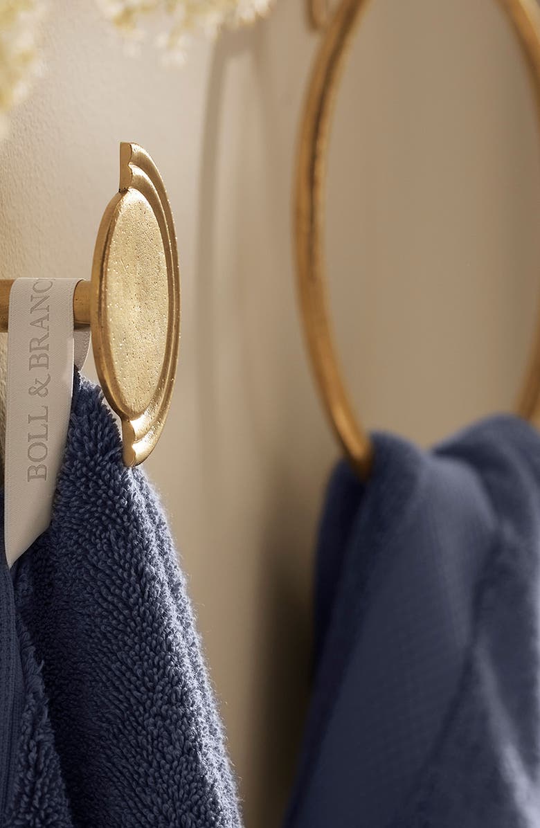 Boll & Branch Plush Set of 2 Hand Towels, Alternate, color, Coastal Navy