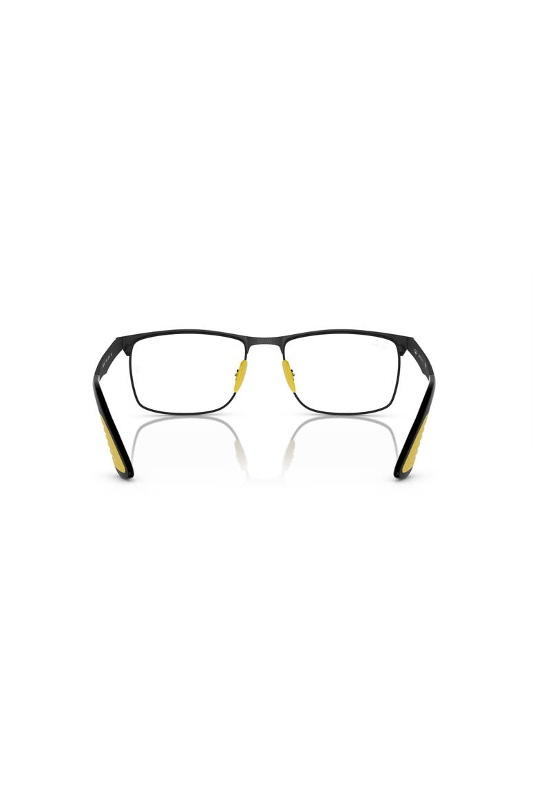 55mm Rectangle optical glasses, Alternate, color, Black