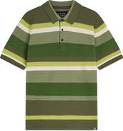 Scotch & Soda Stripe Textured Polo