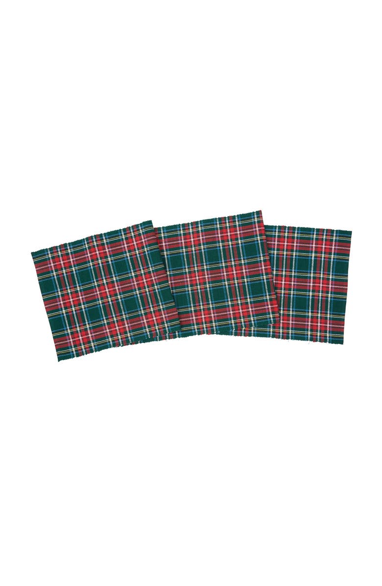 C&F Home Weston Red
Green Plaid 100% Cotton Christmas Table Runner 13" x 72", Main, color, Red