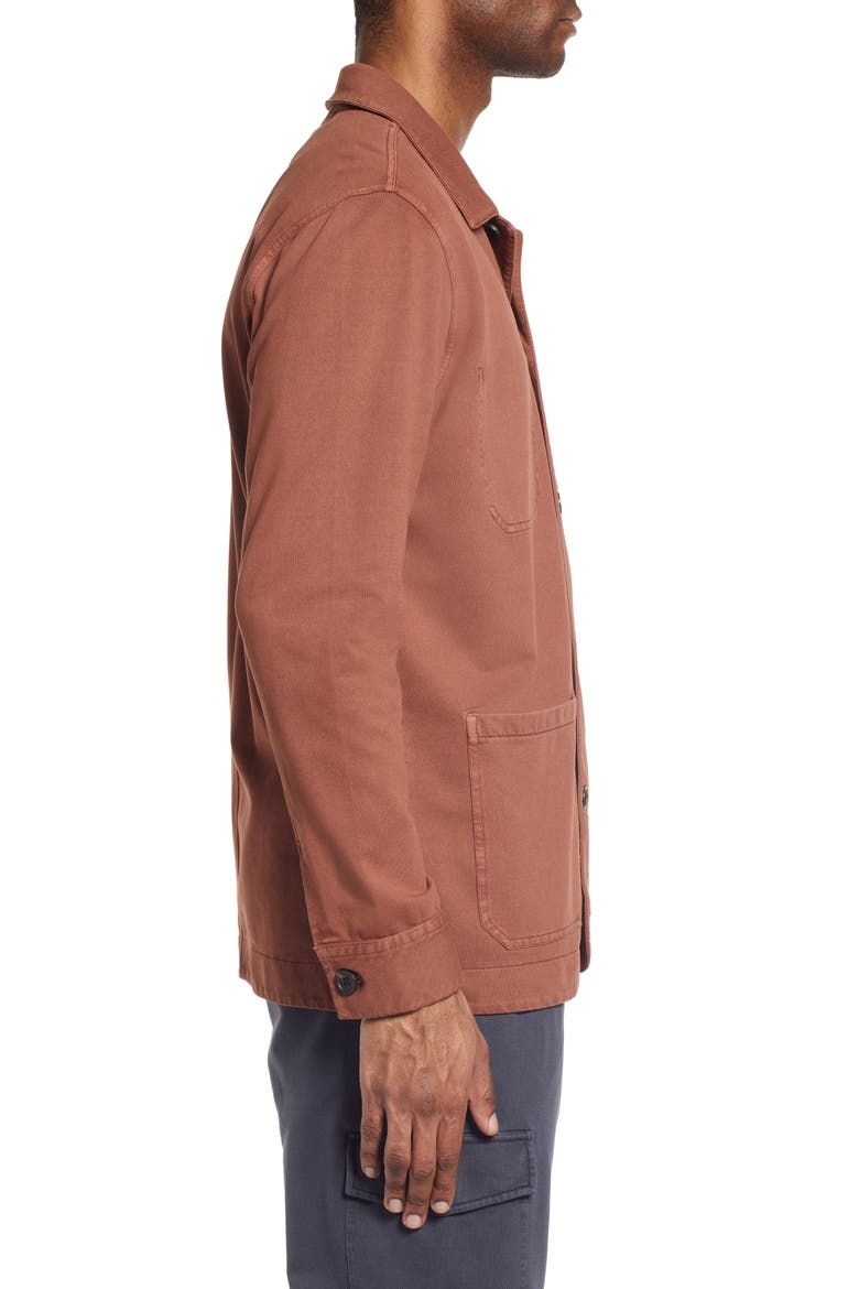Knit Chore Coat, Alternate, color, BROWN SHELL