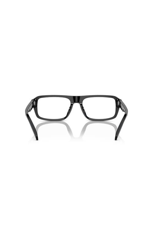Michael Kors 56mm Irregular Optical Glasses In Black