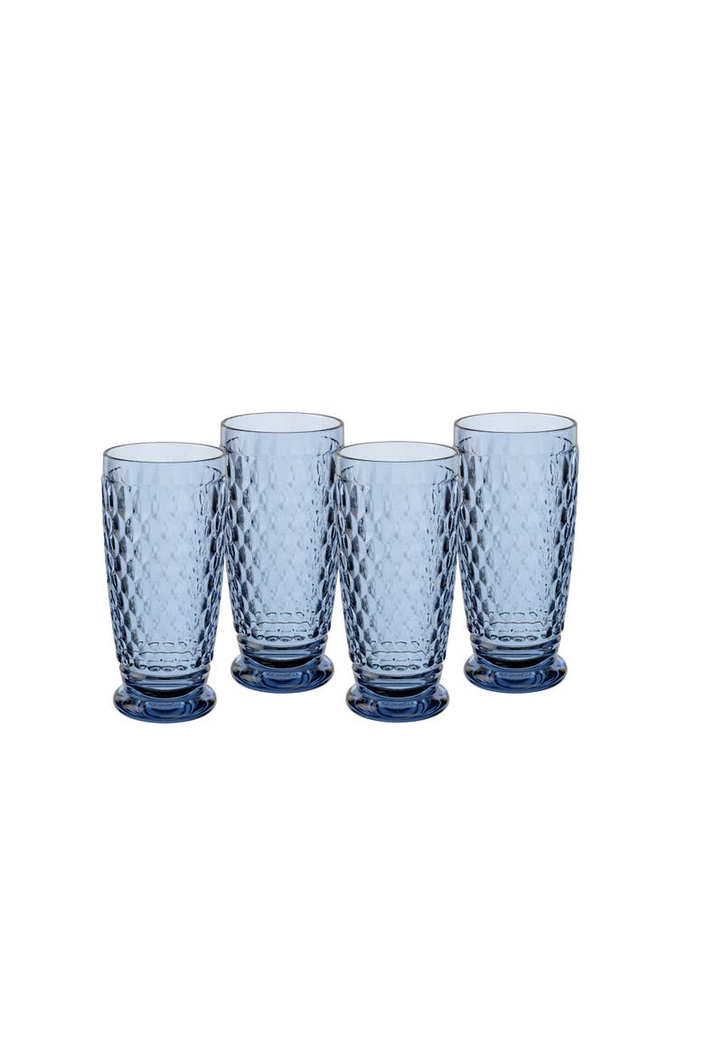 Boston coloured Set of 4 Hiball, Alternate, color, blue