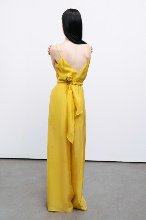 Shop Nocturne Metal Accessory Overalls In Yellow