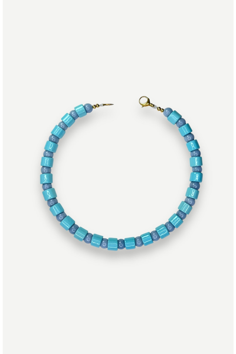 Bead One Sundry Necklace, Main, color, Pool & Blue Lace Agate
