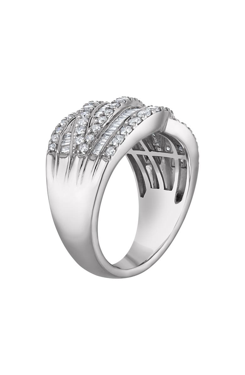 FZN Sterling Silver Lab Grown Diamond Ring, Alternate, color, Silver