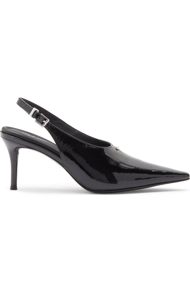 rag & bone Mercer Pointed Toe Slingback Pump, Alternate, color, Black
