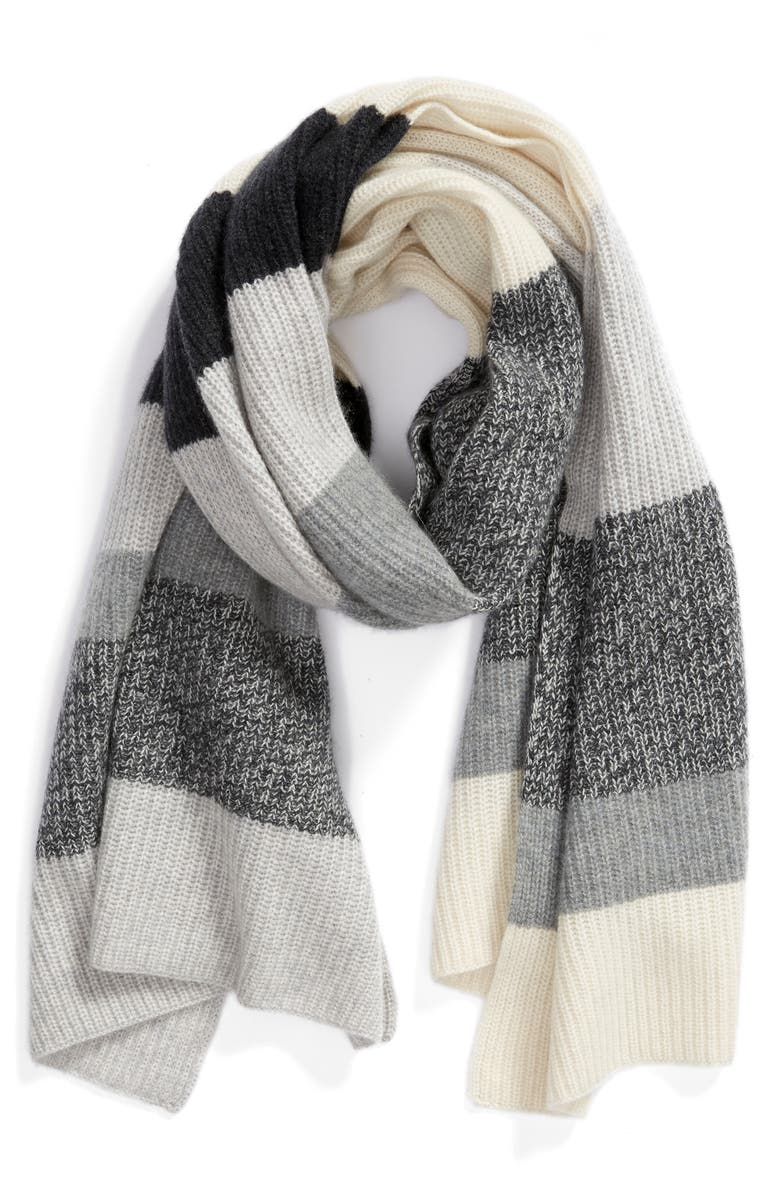 Halogen<sup>®</sup> Knit Cashmere Scarf, Alternate, color, 