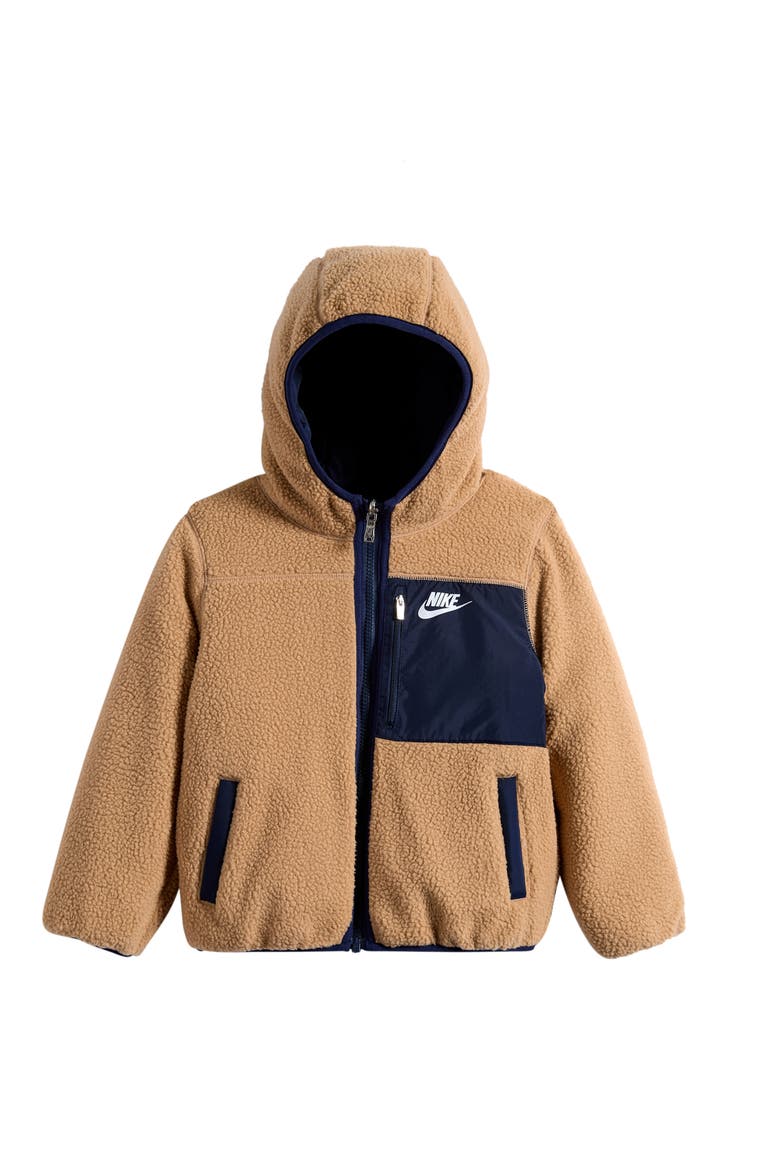 Kids' Reversible Hooded Jacket, Alternate, color, MIDNIGHT NAVY