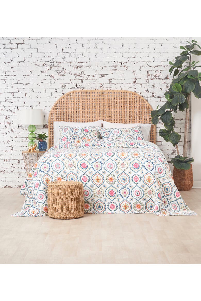Fallon Quilt Bedding Collection, Alternate, color, White