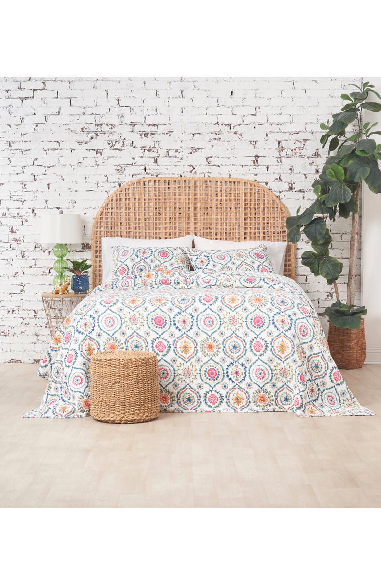 carol & frank Fallon Quilt Bedding Collection, Alternate, color, White