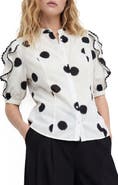 BY DESIGN Dot Print Top