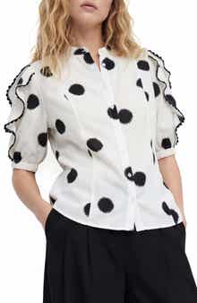 BY DESIGN Dot Print Top