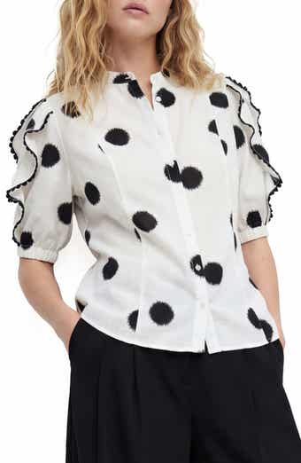 BY DESIGN Dot Print Top