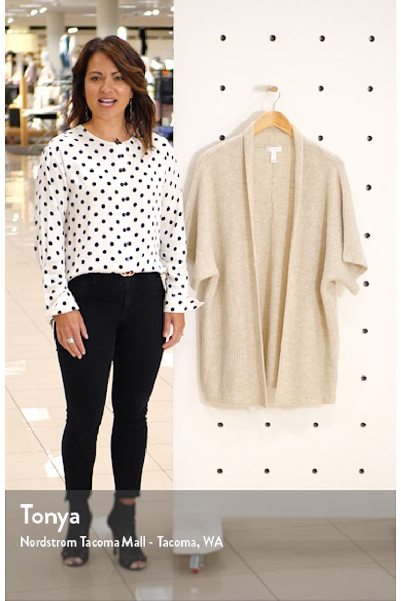 Open Front Dolman Sleeve Cardigan video