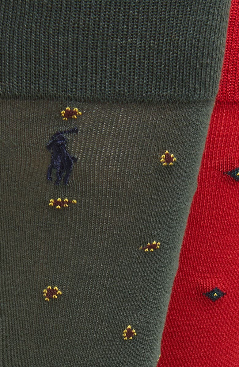 Polo Ralph Lauren 2-Pack Foulard & Paisley Slack Socks, Alternate, color,
